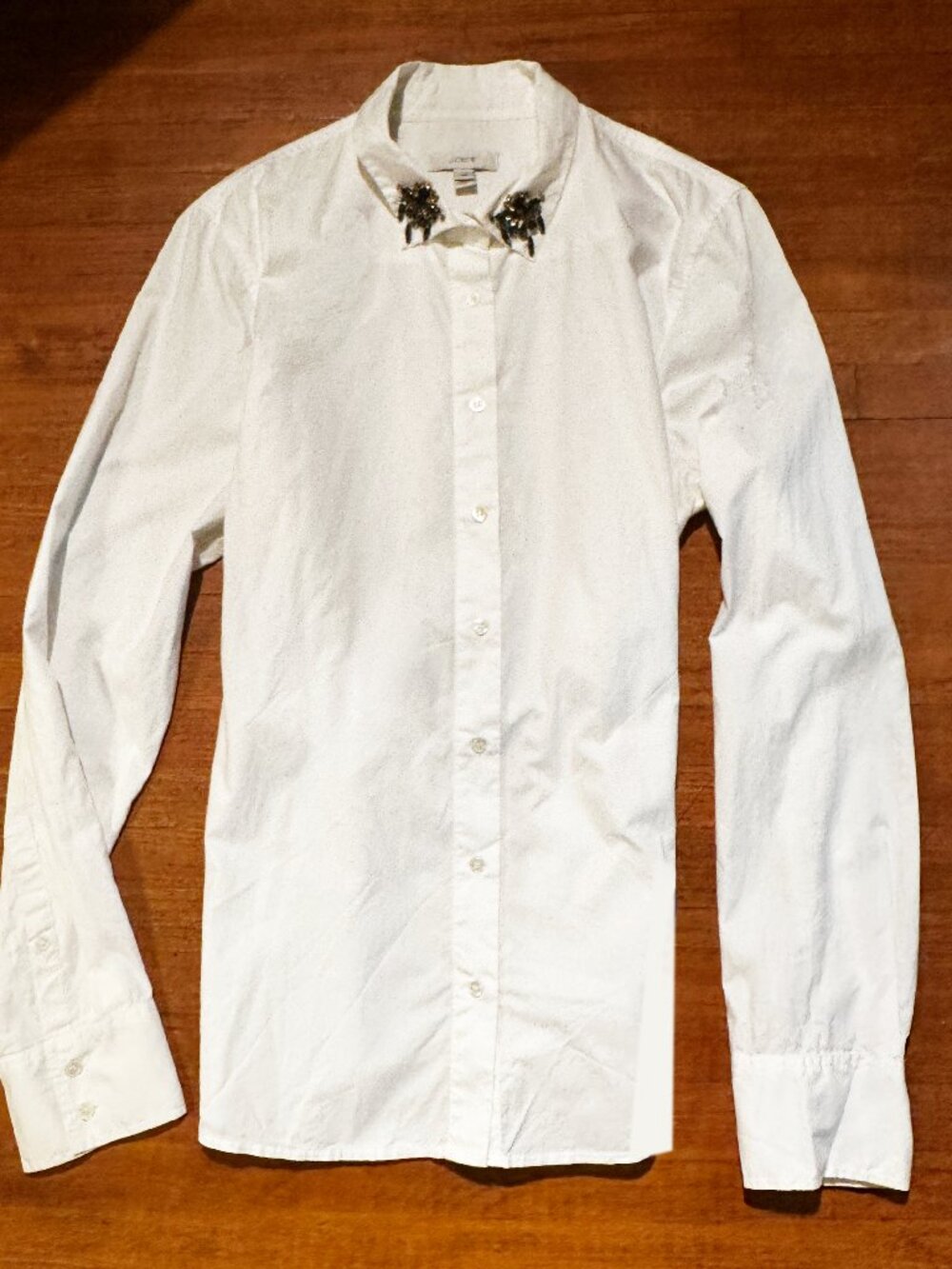 J Crew Jewel Collar Shirt